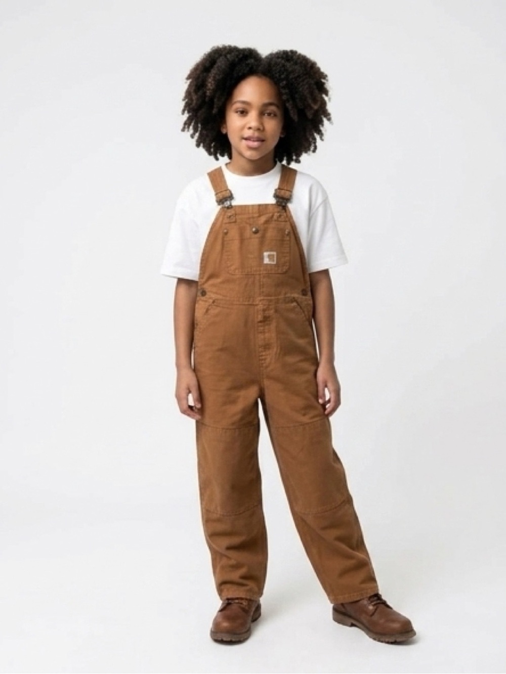 Carhartt Tan Canvas Jacket with Logo Patch